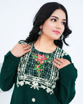 Green Embroidered Cord Set |  2 PC