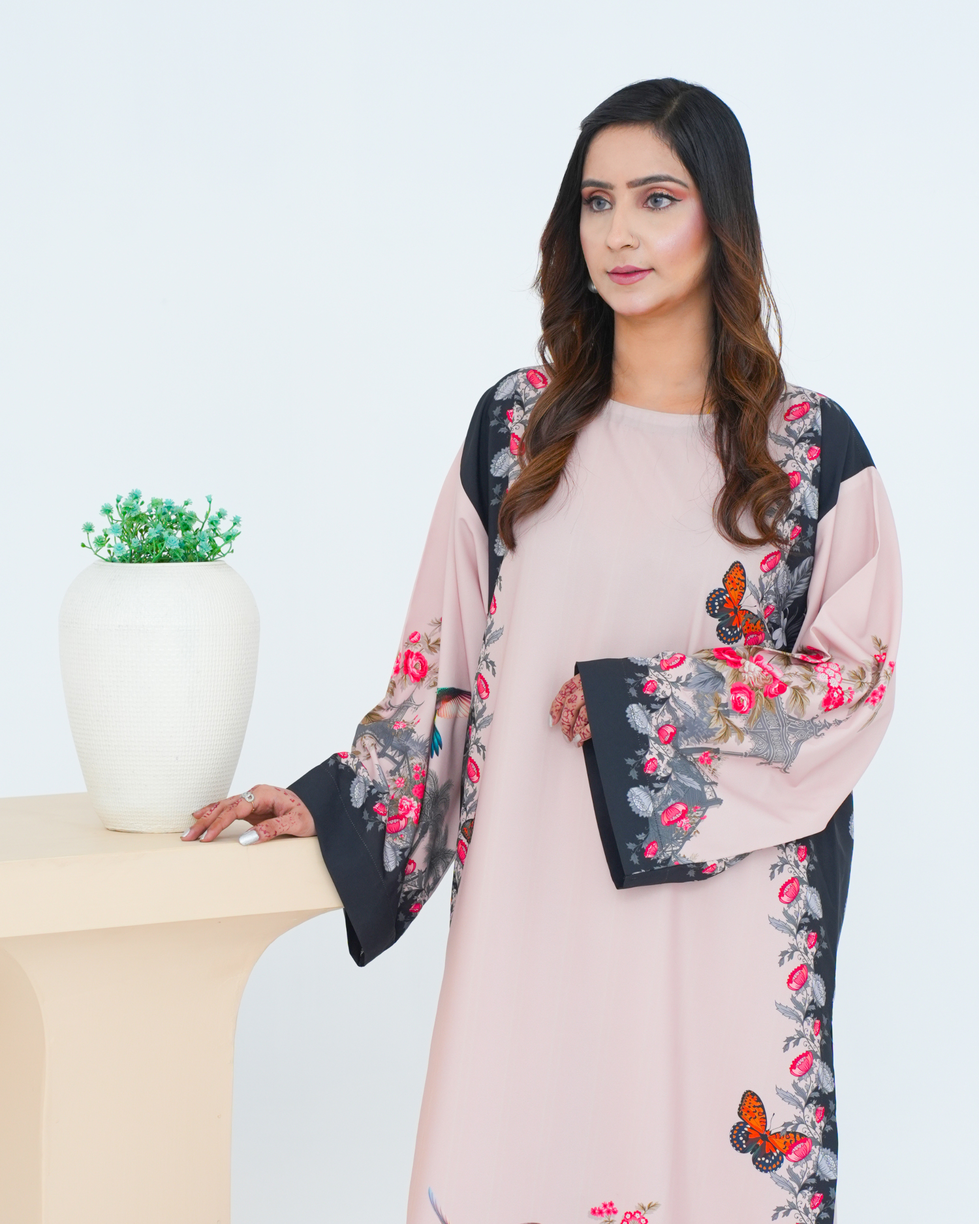 Skin n Black Printed Co-ord Set