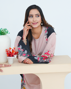 Skin n Black Printed Co-ord Set