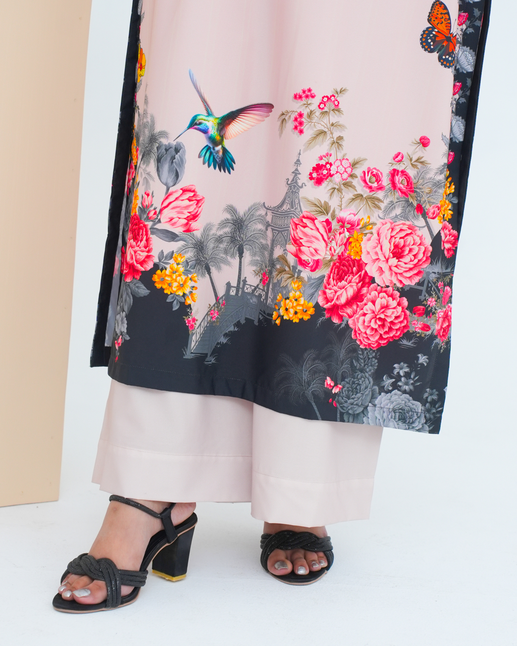 Skin n Black Printed Co-ord Set